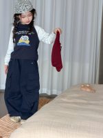 【100-150】長袖Tシャツorパンツ 女の子 韓国風 カジュアル - 画像 (7)