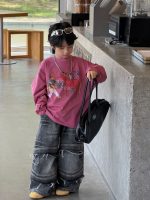 【90-160】長袖Tシャツ 男の子 ベーシック トレンド カートゥーン - 画像 (5)