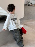 【90-160】長袖Tシャツ 男の子 カジュアル アルファベット 肌に優しい - 画像 (5)