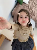 【80-140】トップスorパンツ 女の子 おしゃれ 韓国風 花柄 レイヤード - 画像 (4)