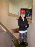 【80-130】パーカーorパンツ 女の子 韓国風 ボーダー柄 合わせやすい - 画像 (5)