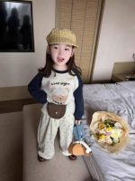 【80-130】トップスorパンツ 女の子 切り替え カジュアル 快適な着心地