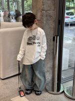 【90-160】長袖Tシャツ 男の子 カジュアル プリント 合わせやすい - 画像 (6)