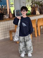 【90-160】長袖Tシャツorカーゴパンツ 男の子 カジュアル カモフラージュ柄 - 画像 (6)