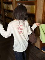 【100-160】長袖Ｔシャツ 女の子 おしゃれ カートゥーンプリント - 画像 (3)