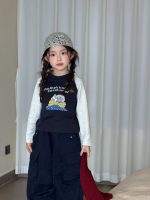 【100-150】長袖Tシャツorパンツ 女の子 韓国風 カジュアル - 画像 (4)