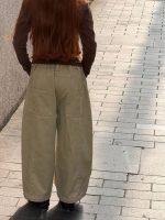 【90-150】ストレートパンツ 女の子 カジュアル 無地 コットン素材 - 画像 (7)