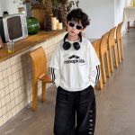 【90-160】長袖Tシャツorパンツ 男の子 カジュアル クール レイヤード風 - 画像 (7)