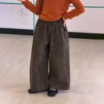 【100-170】パンツ 女の子 韓国風 ストリート レオパード柄 ゆったり - 画像 (5)
