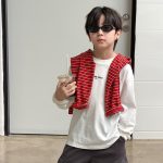 【90-160】長袖Tシャツ 男の子 カジュアル 合わせやすい - 画像 (4)
