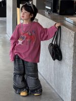 【90-160】長袖Tシャツ 男の子 ベーシック トレンド カートゥーン - 画像 (7)