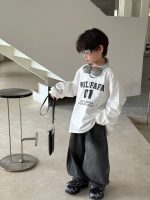 【90-160】長袖Tシャツ 男の子 カジュアル アルファベット 肌に優しい - 画像 (7)