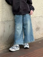 【90-150】デニムパンツ 女の子 シンプル 定番 履きやすい - 画像 (7)