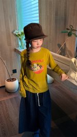 【100-160】長袖Ｔシャツ 女の子 おしゃれ カートゥーンプリント - 画像 (5)