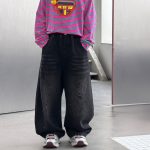 【90-160】長袖Tシャツorデニムパンツ 男の子 ボーダー柄 ぬいぐるみ柄 - 画像 (7)