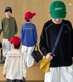 【90-160】長袖Tシャツ 男の子 プリント スポーツ お出かけに