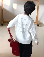 【90-160】長袖Tシャツ 男の子 シンプル プリント 合わせやすい - 画像 (6)