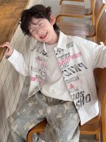 【90-160】長袖シャツ 男の子 トレンド アルファベットゆったり - 画像 (7)