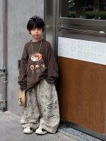 【90-160】長袖Tシャツ 男の子 ストリート カジュアル ゆったり クール - 画像 (7)