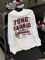【90-160】長袖Tシャツ 男の子 アルファベット カッコイイ - 画像 (9)