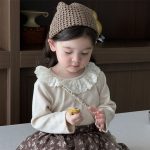 【73-100】トップス 女の子 可愛い フリル ディリー