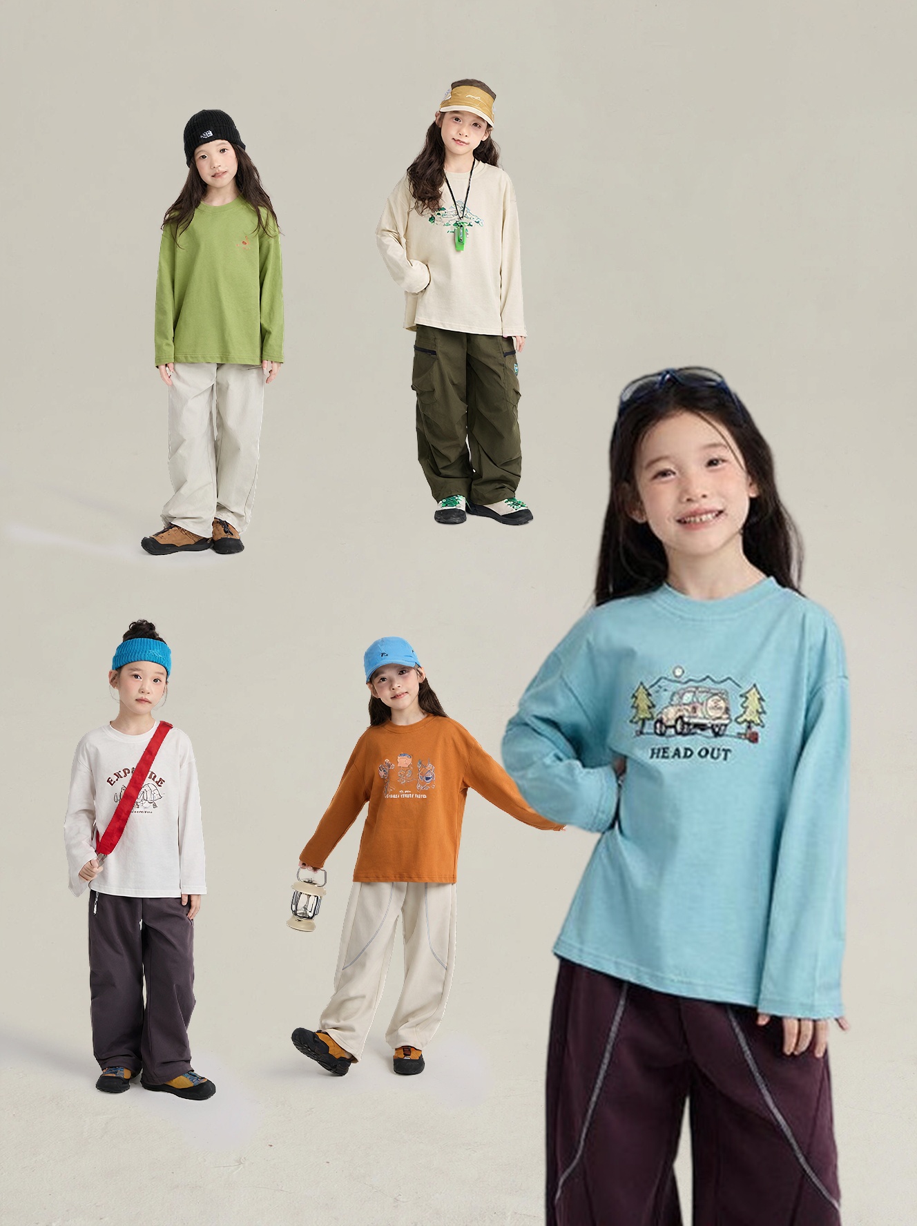 0c9886483269a8_副本 【100-170】長袖Tシャツ 女の子 プリント 合わせやすい - 画像 (1)
