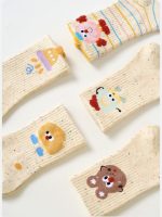 【GOODS】5足セット ソックス カートゥーン ドット柄 かわいい - 画像 (6)