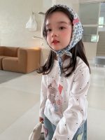 【90-150】長袖Ｔシャツ 女の子 カートゥーン ドット柄 プリント - 画像 (4)