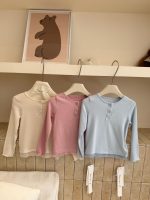 【100-160】長袖Tシャツ 女の子 チュール 切り替え 無地 - 画像 (10)