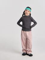 【100-170】Tシャツ 女の子 無地 シンプル ストレッチで快適 - 画像 (9)