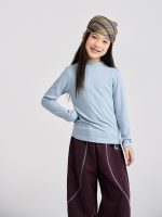 【100-170】Tシャツ 女の子 無地 シンプル ストレッチで快適 - 画像 (10)