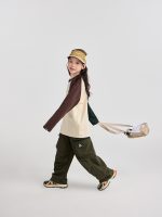 【100-170】長袖Tシャツ 女の子 ラグラン プリント ゆったり - 画像 (3)