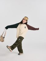 【100-170】長袖Tシャツ 女の子 ラグラン プリント ゆったり - 画像 (7)