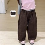 【80-140】長袖Tシャツorパンツ 女の子 フリル ドット柄 かわいい - 画像 (8)
