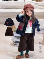 【80-140】トップスorパンツ 女の子 デニム ゆったり 韓国風