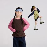 【100-170】長袖Tシャツ 女の子 ラグラン 切り替え レトロ - 画像 (3)