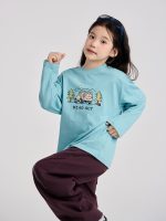 【100-170】長袖Tシャツ 女の子 プリント 合わせやすい - 画像 (3)