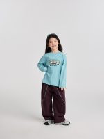 【100-170】長袖Tシャツ 女の子 プリント 合わせやすい - 画像 (4)
