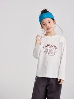 【100-170】長袖Tシャツ 女の子 プリント 合わせやすい - 画像 (5)