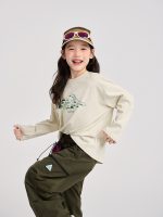【100-170】長袖Tシャツ 女の子 プリント 合わせやすい - 画像 (7)