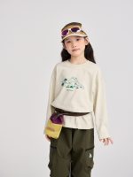 【100-170】長袖Tシャツ 女の子 プリント 合わせやすい - 画像 (8)