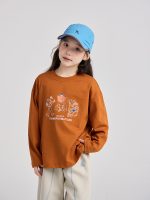 【100-170】長袖Tシャツ 女の子 プリント 合わせやすい - 画像 (10)