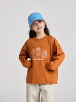 【100-170】長袖Tシャツ 女の子 プリント 合わせやすい - 画像 (11)