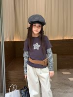 【100-170】長袖Ｔシャツ 女の子 レイヤード アップリケ おしゃれ - 画像 (7)