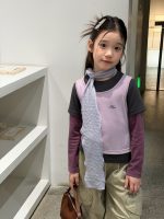 【100-170】長袖Tシャツ 女の子 レイヤード ストレッチで快適 - 画像 (8)