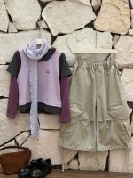 【100-170】長袖Tシャツ 女の子 レイヤード ストレッチで快適 - 画像 (9)