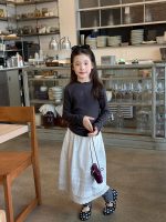 【100-170】トップス 女の子 無地 フリル 6色選べる - 画像 (3)