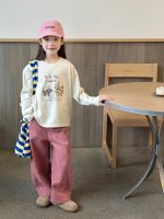 【100-170】長袖Tシャツ 女の子 カートゥーン プリント - 画像 (4)