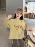 【100-170】長袖Tシャツ 女の子 カートゥーン プリント - 画像 (5)