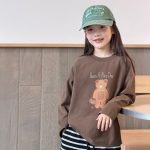 【100-170】長袖Tシャツ 女の子 カートゥーン プリント - 画像 (9)